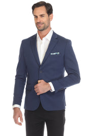 Mojito Reserve Men's Cotton Blend 4-Way Stretch Modern Fit Casual Sports Jacket