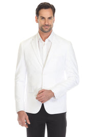 Mojito Reserve Men's Cotton Blend 4-Way Stretch Modern Fit Casual Sports Jacket