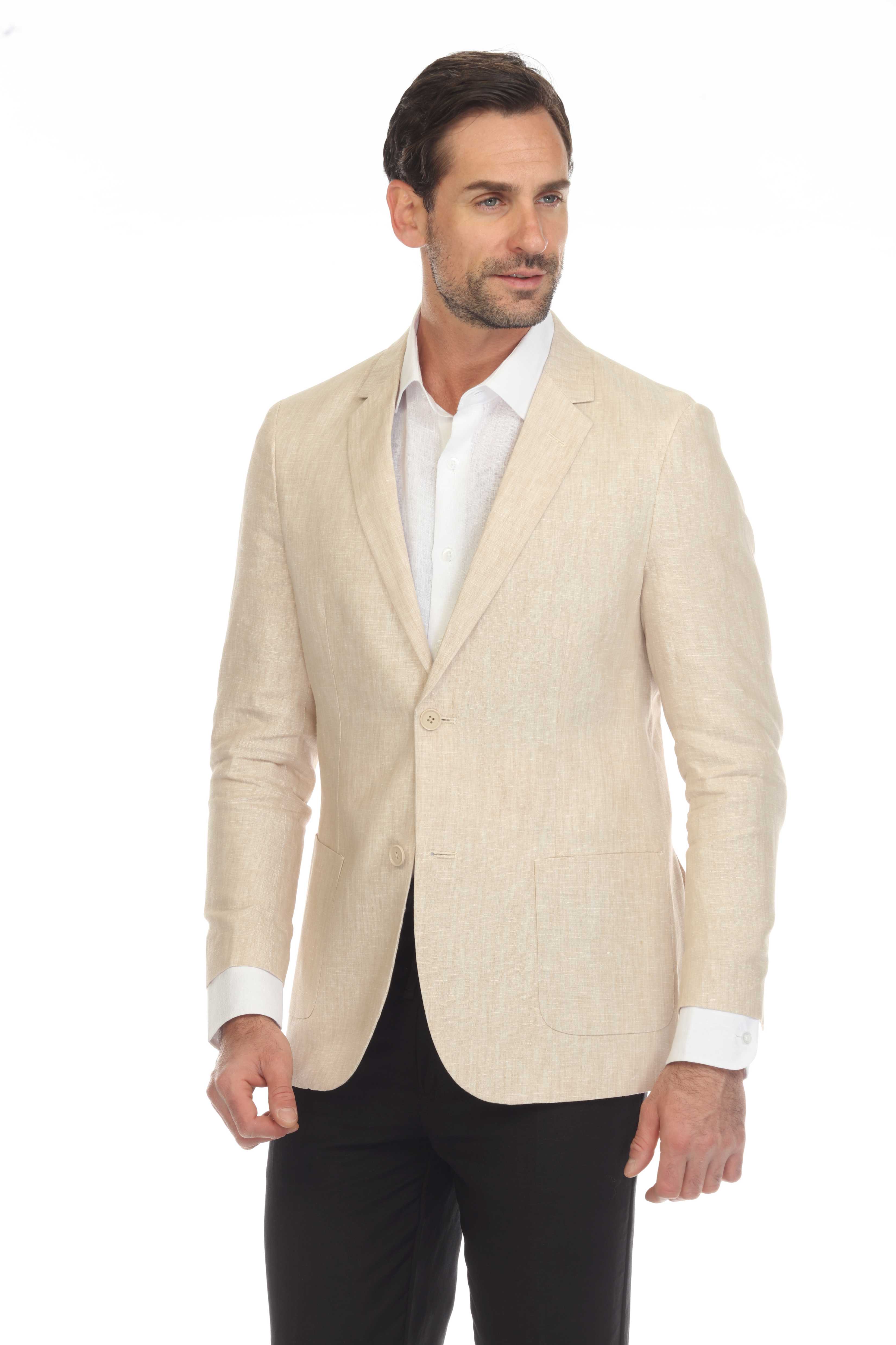 Cream sports jacket best sale