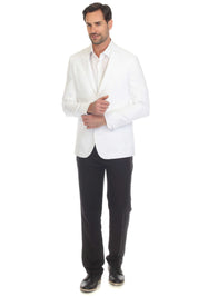 Mojito Reserve Men's Casual Modern Fit Linen Sports Jacket