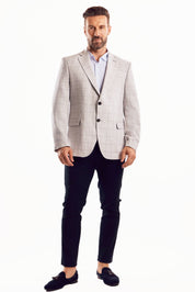 Mojito Reserve Men's Light Checker Print Sports Jacket