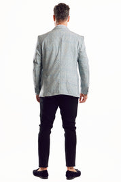 Mojito Reserve Men's Micro Chevron Print Sports Jacket