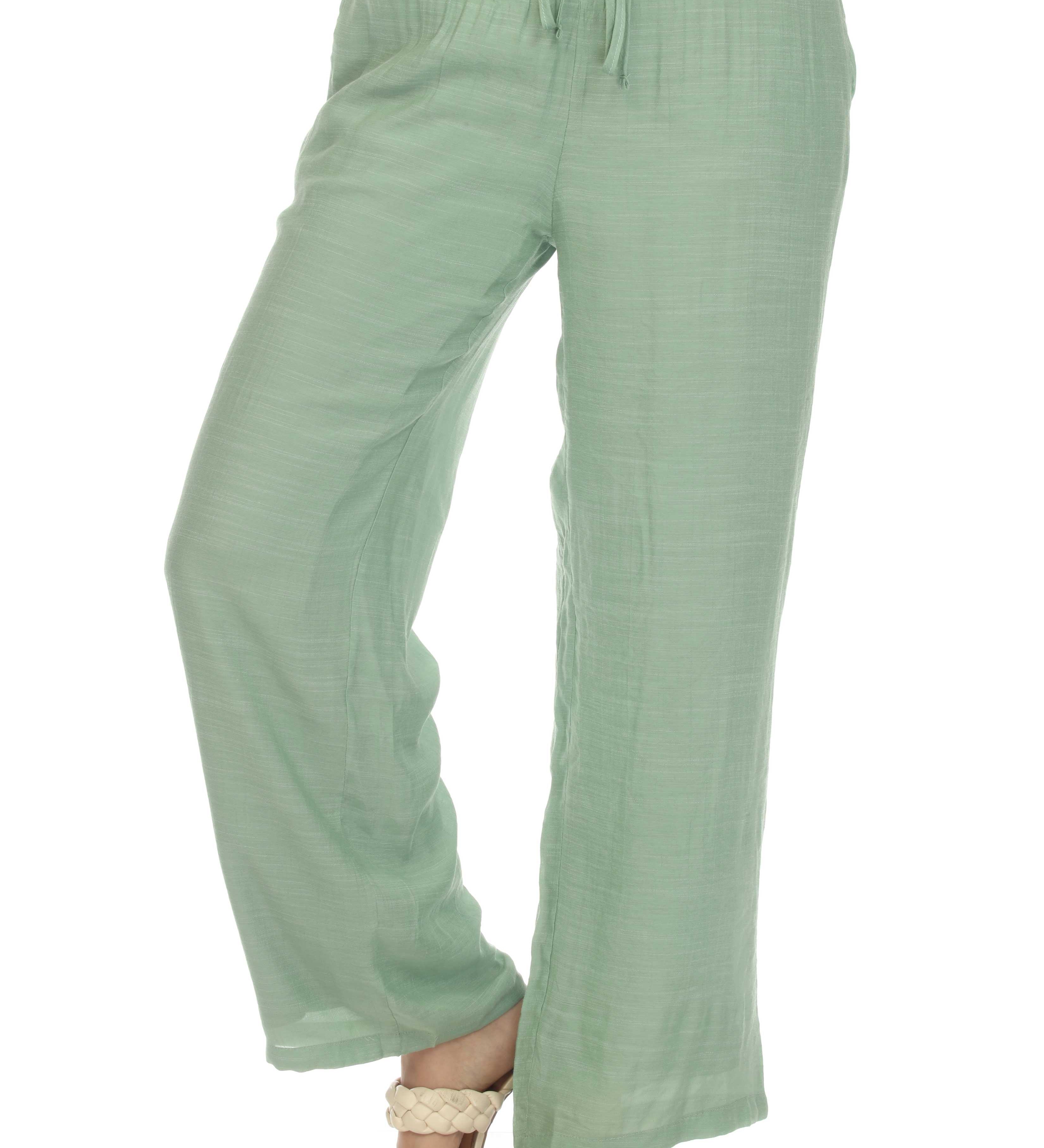 Mojito Women's Casual Resort Wear Drawstring Palazzo Pant