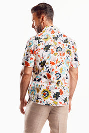 Short Sleeve Multi-Color Retro Shirt