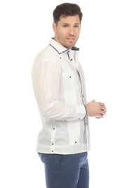 Men's Guayabera Chacabana Long Sleeve Sleeve Shirt