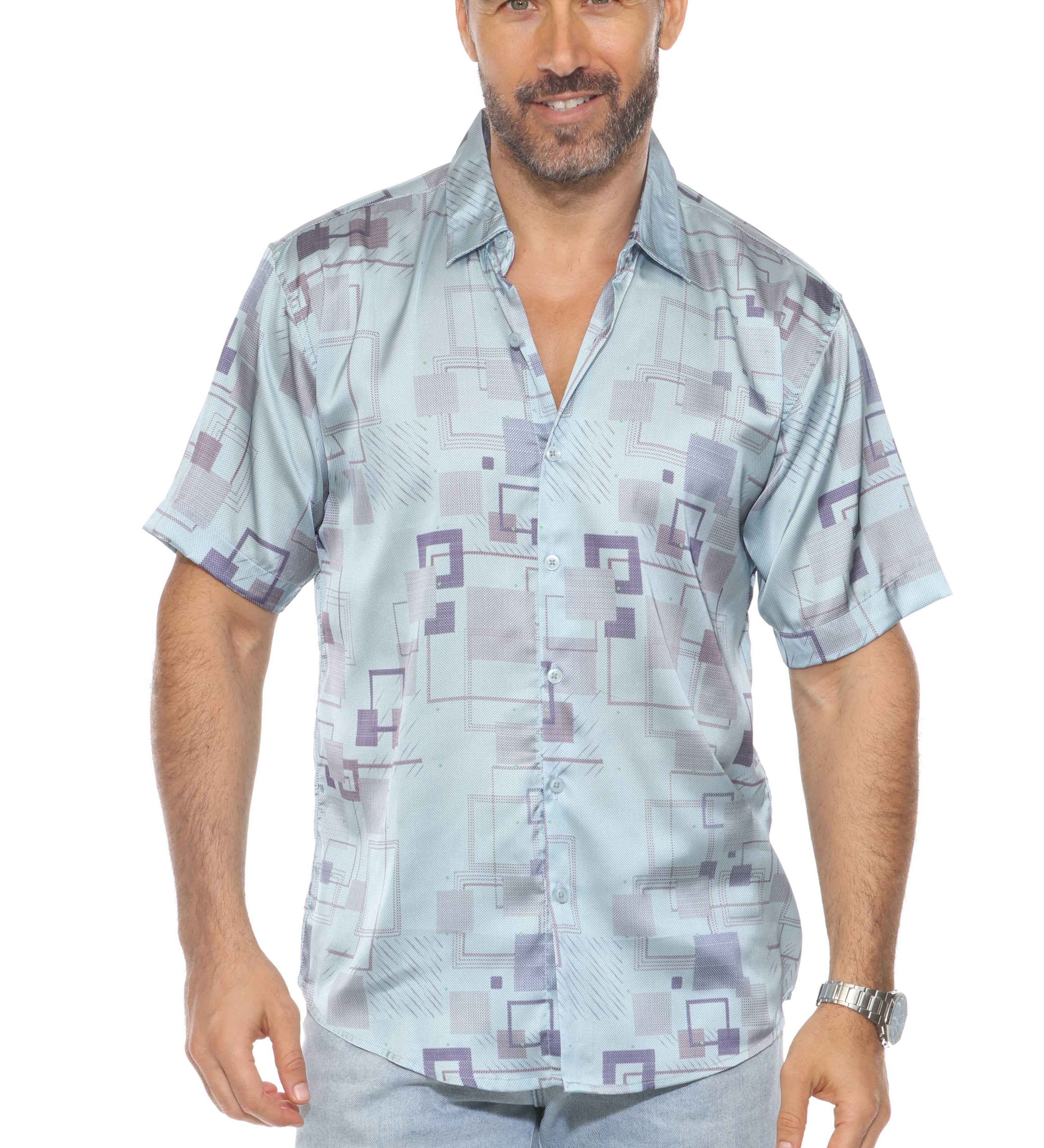 Modern Print Short Sleeve Shirt