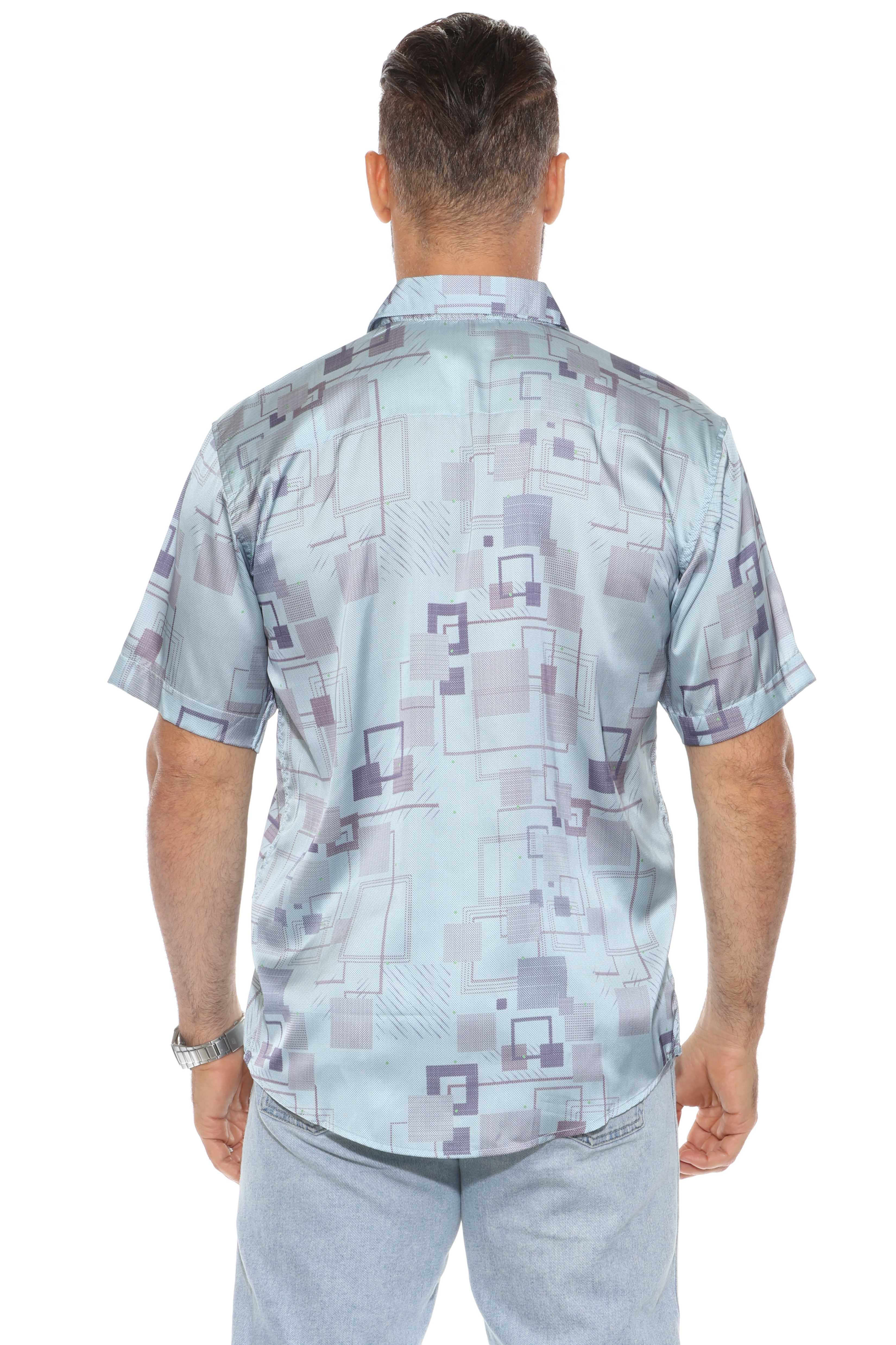 Modern Print Short Sleeve Shirt