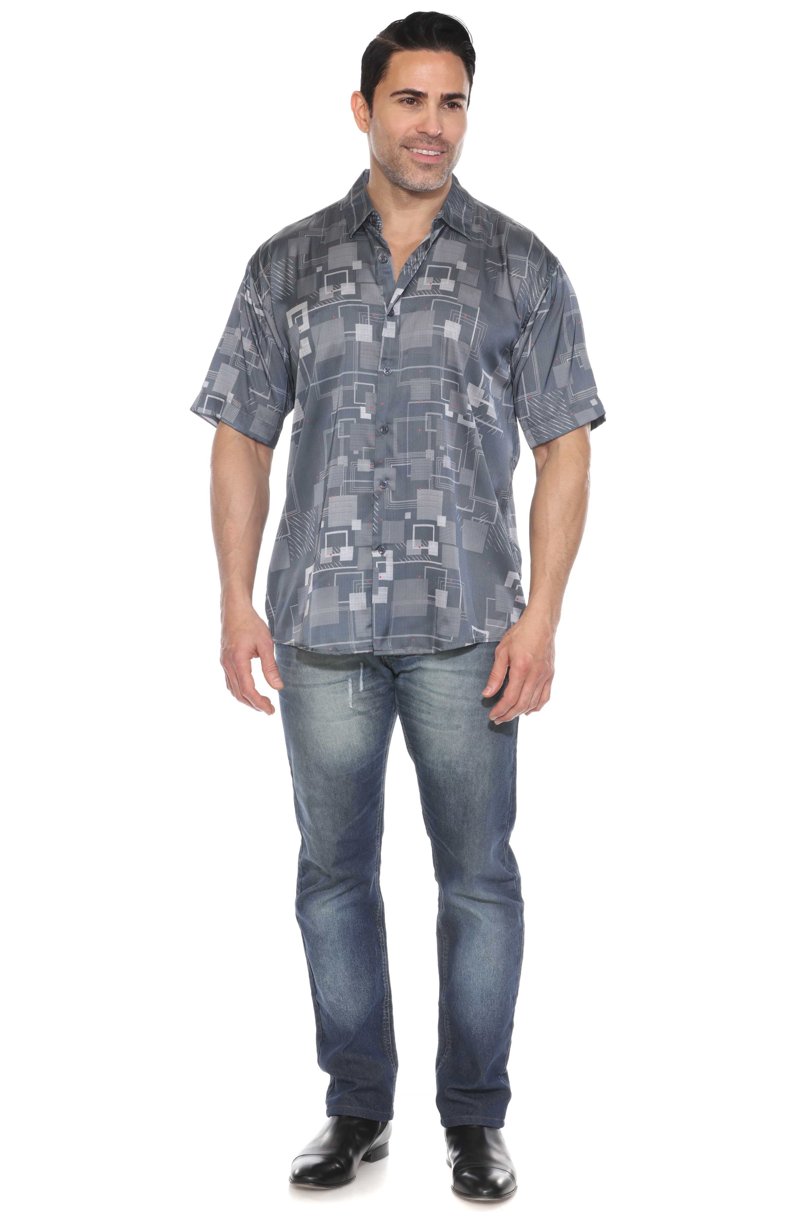 Modern Print Short Sleeve Shirt