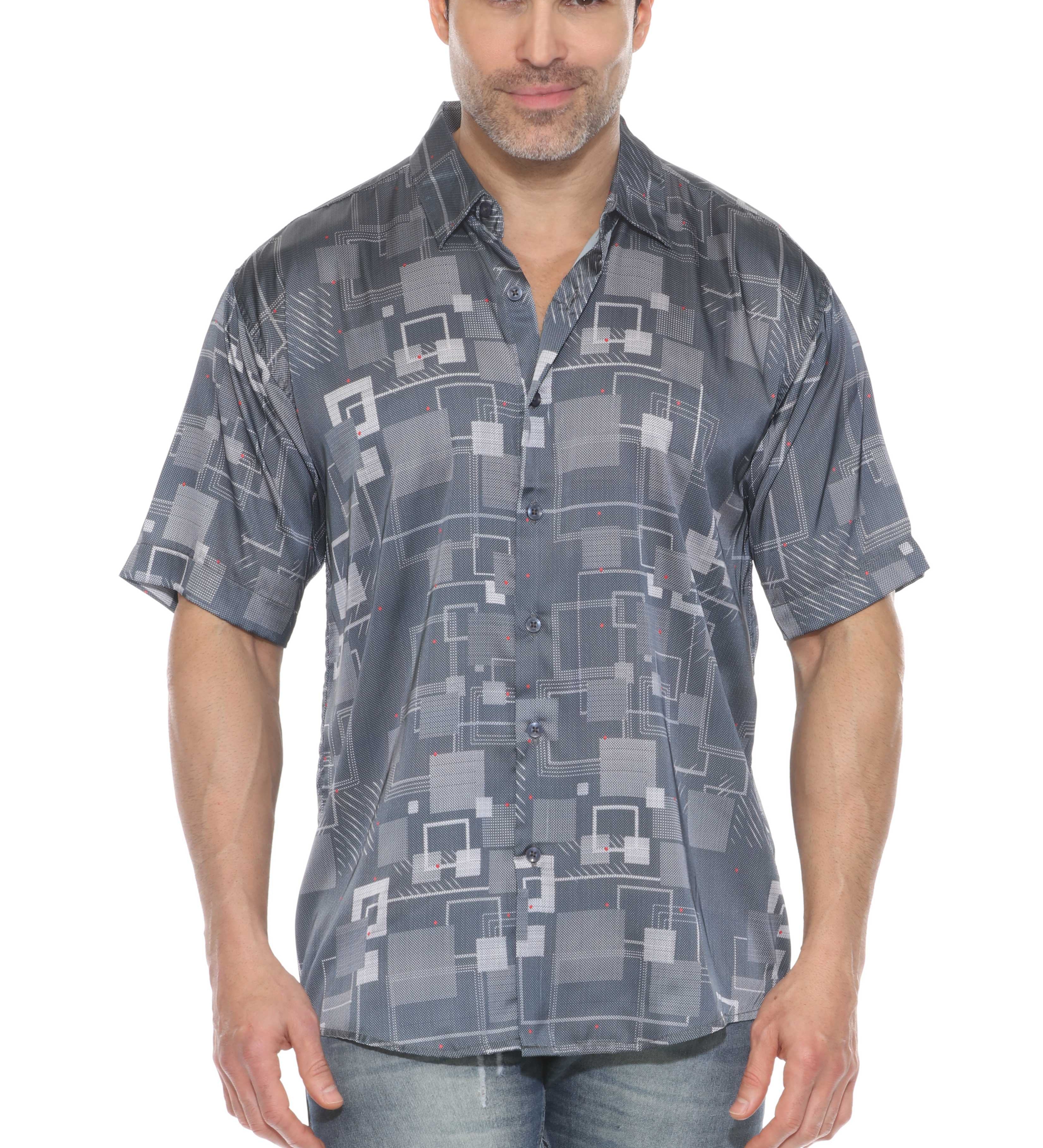 Modern Print Short Sleeve Shirt