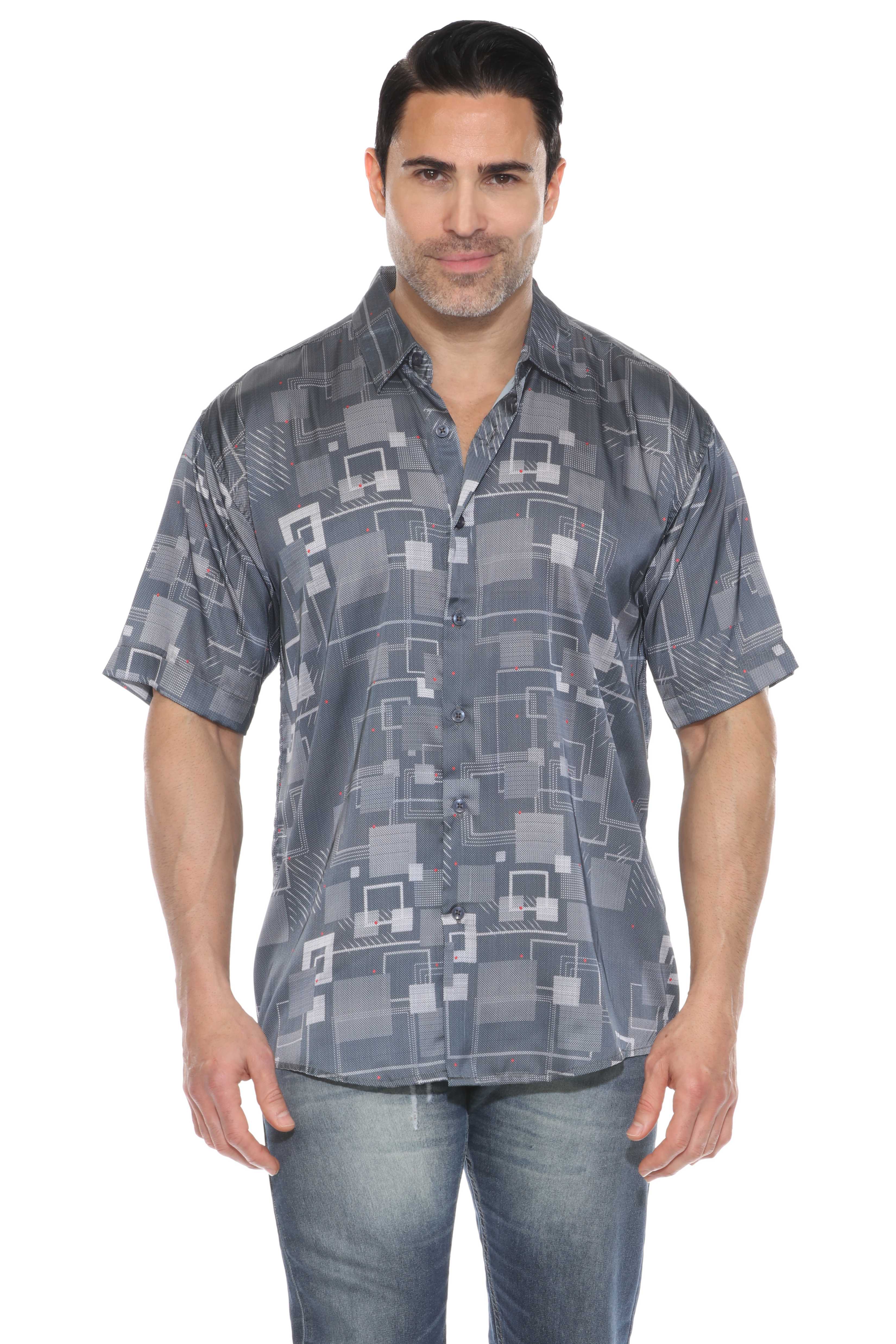 Modern Print Short Sleeve Shirt