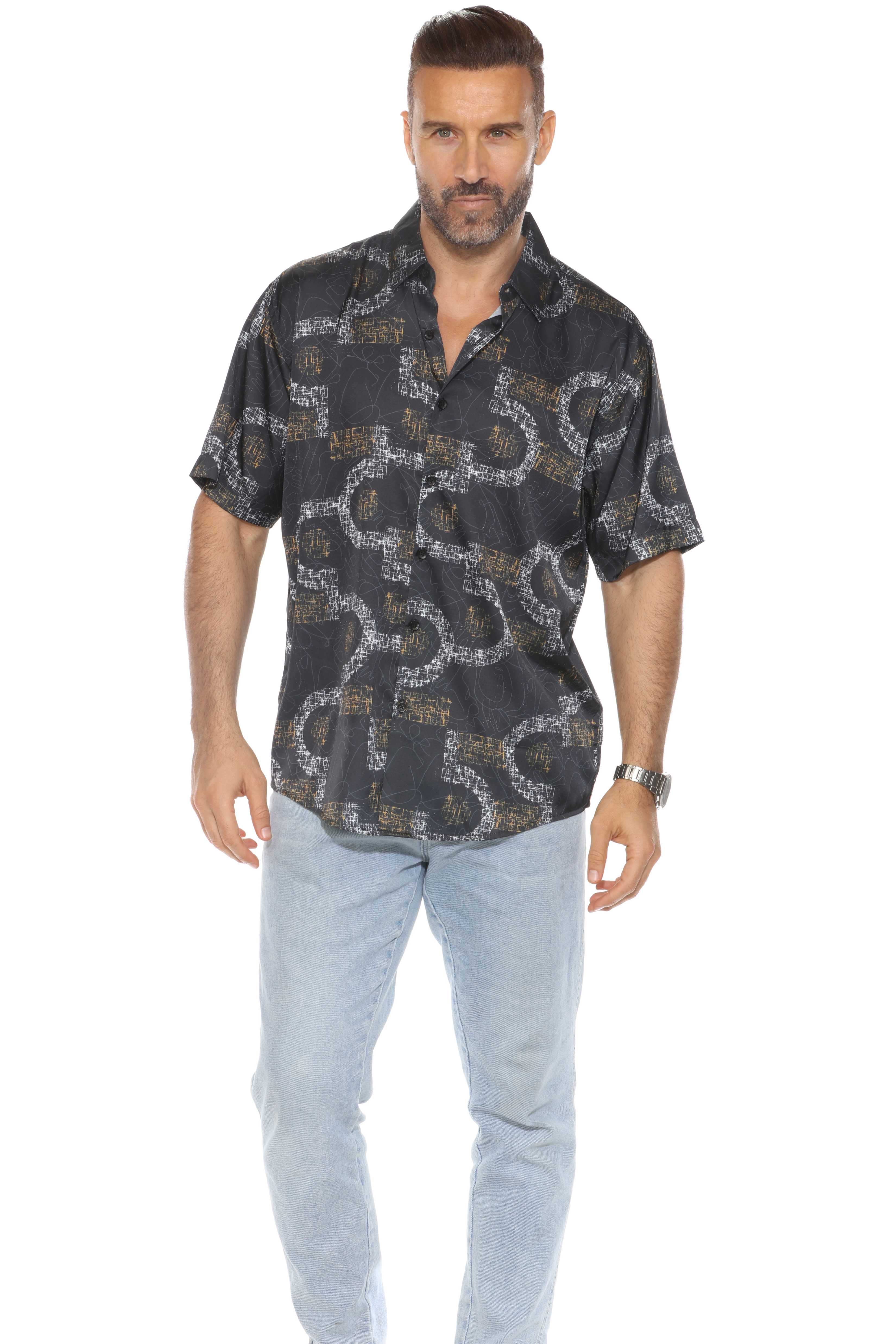 Modern Print Short Sleeve Shirt