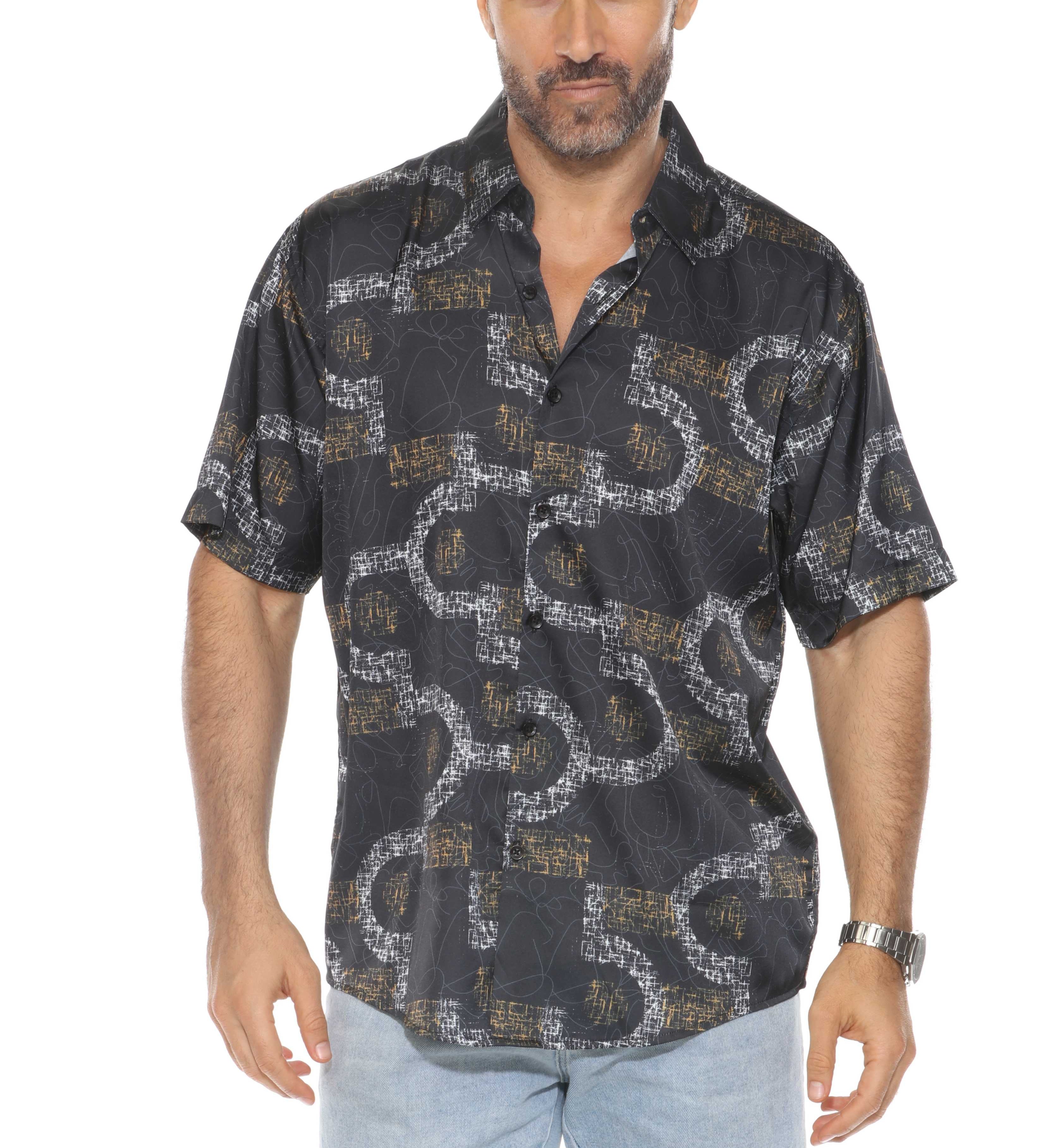 Modern Print Short Sleeve Shirt