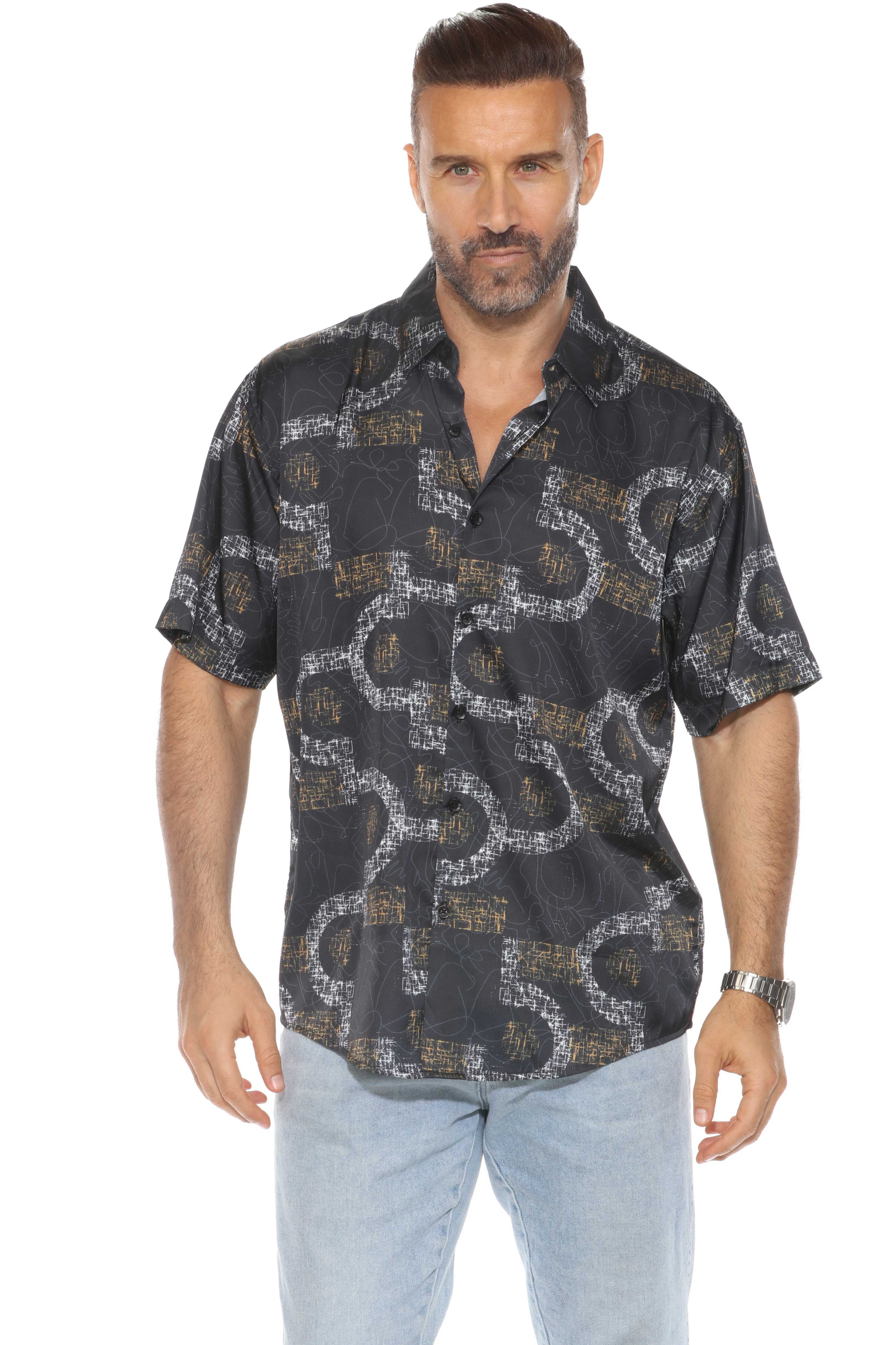 Modern Print Short Sleeve Shirt