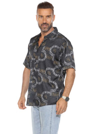 Modern Print Short Sleeve Shirt