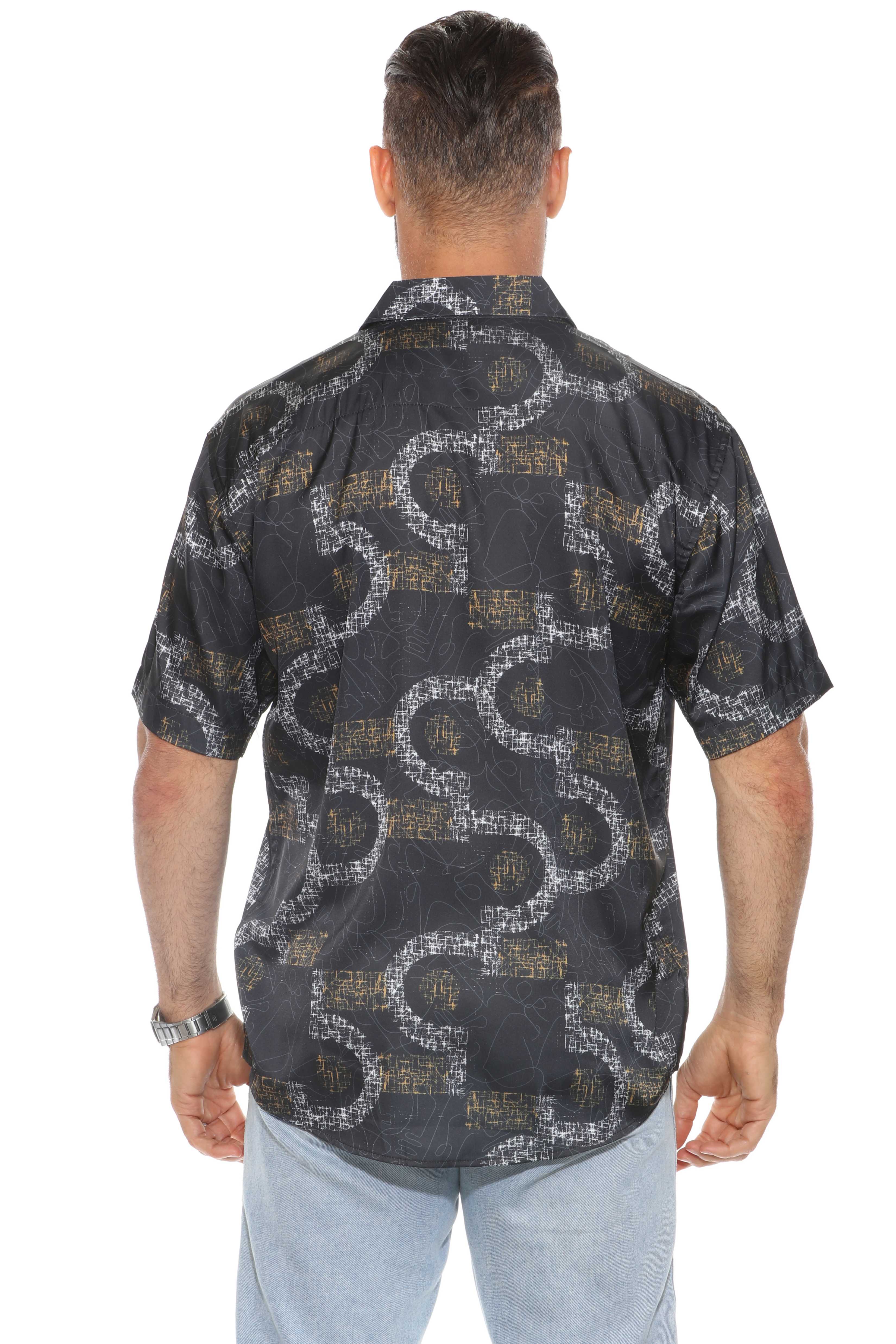 Modern Print Short Sleeve Shirt