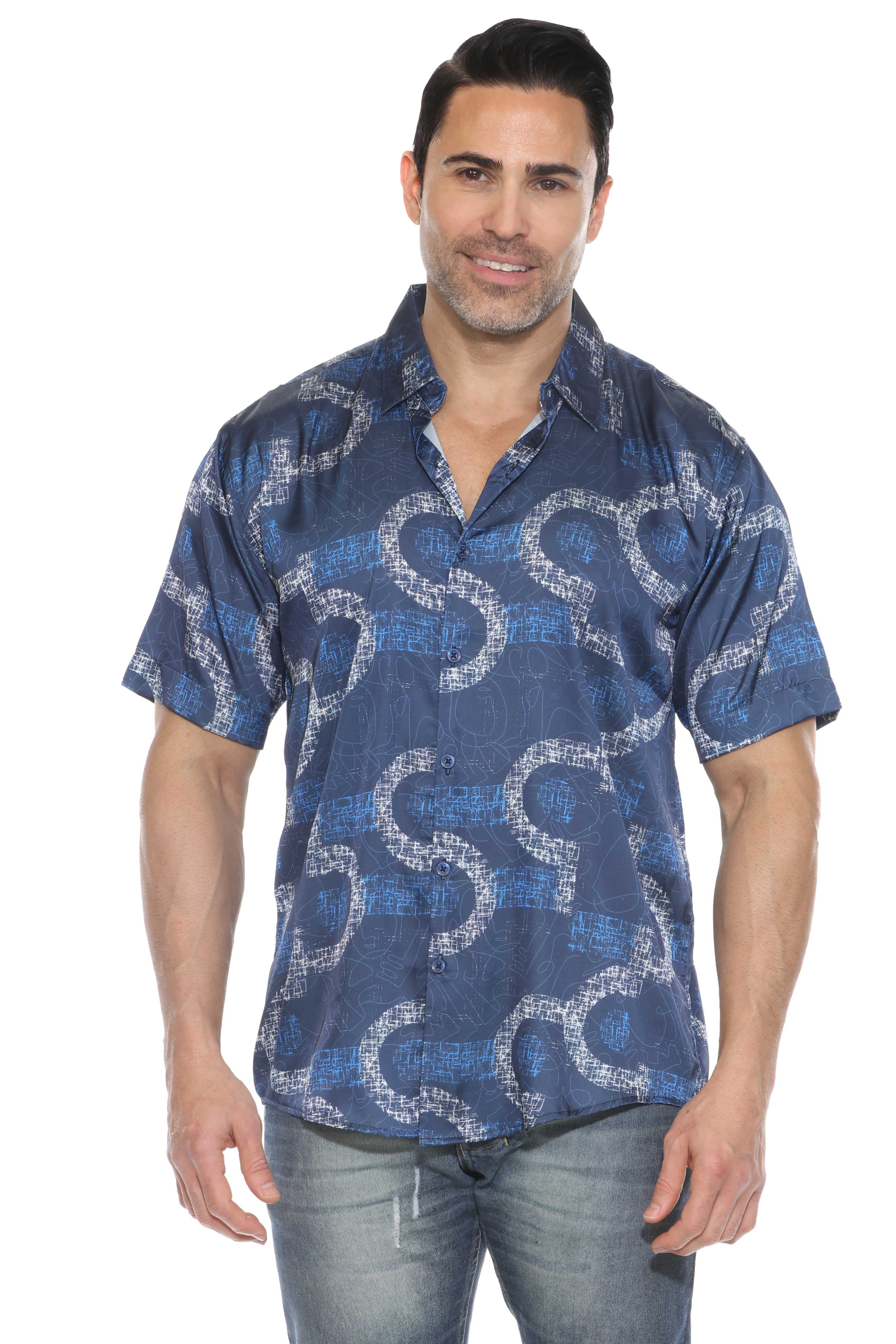 Modern Print Short Sleeve Shirt