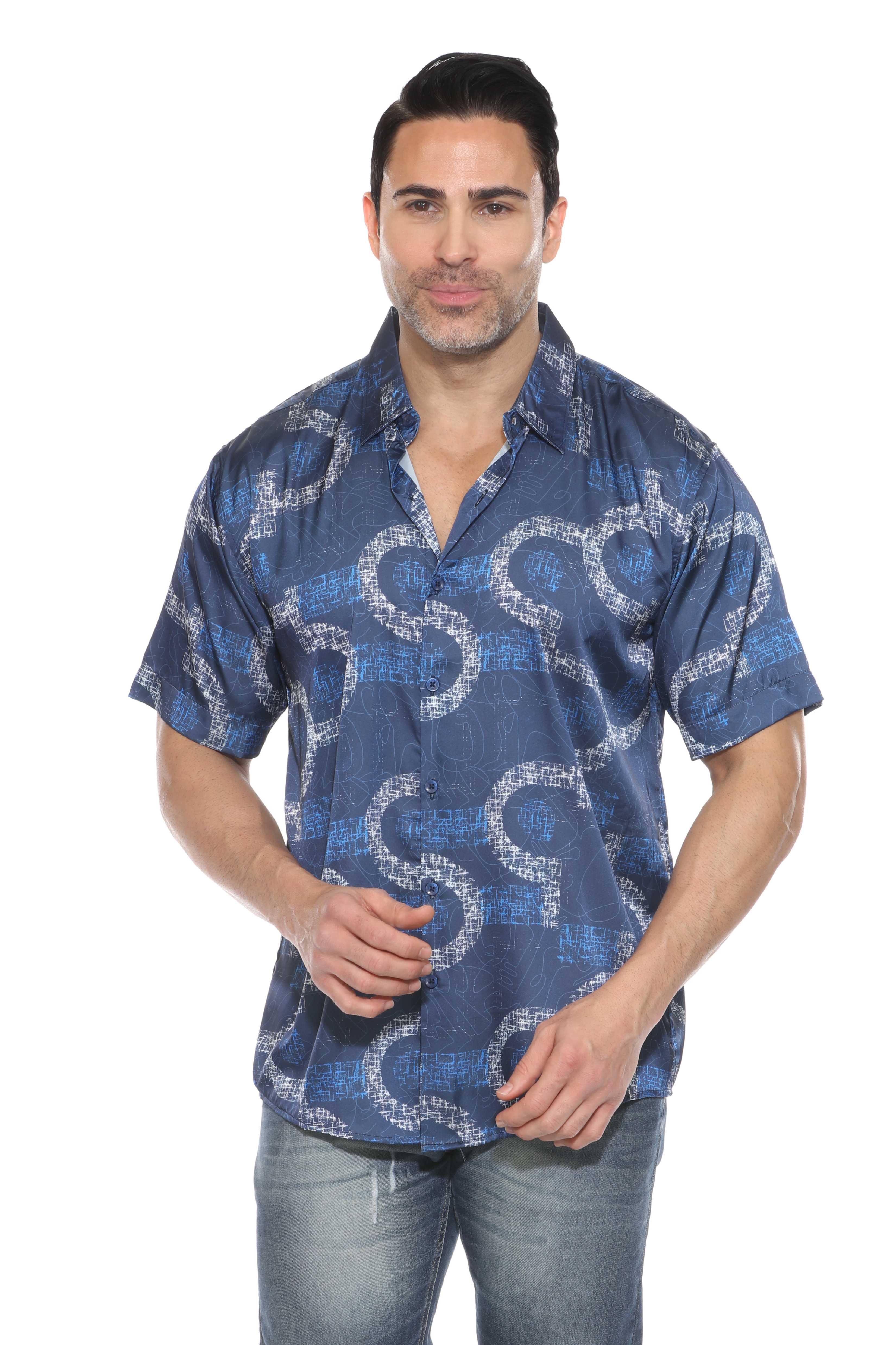 Modern Print Short Sleeve Shirt