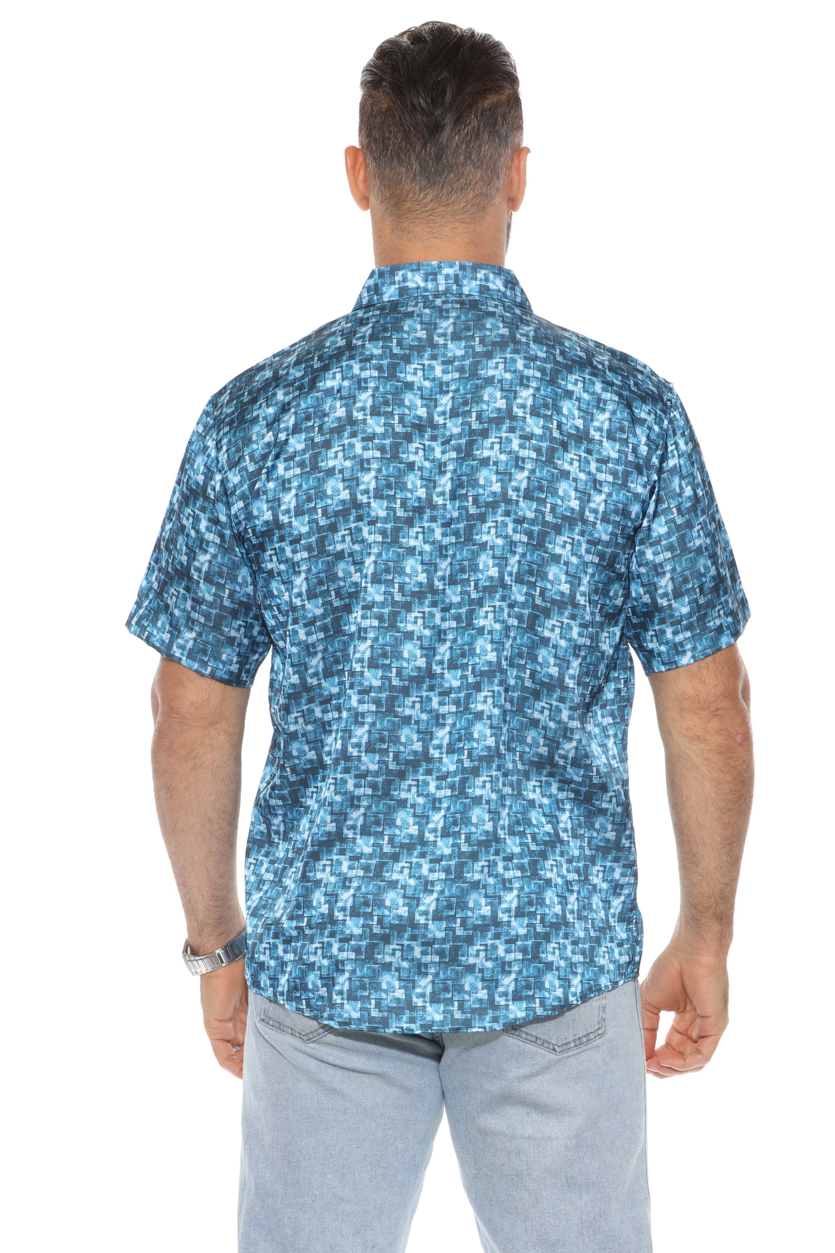 Modern Print Short Sleeve Shirt