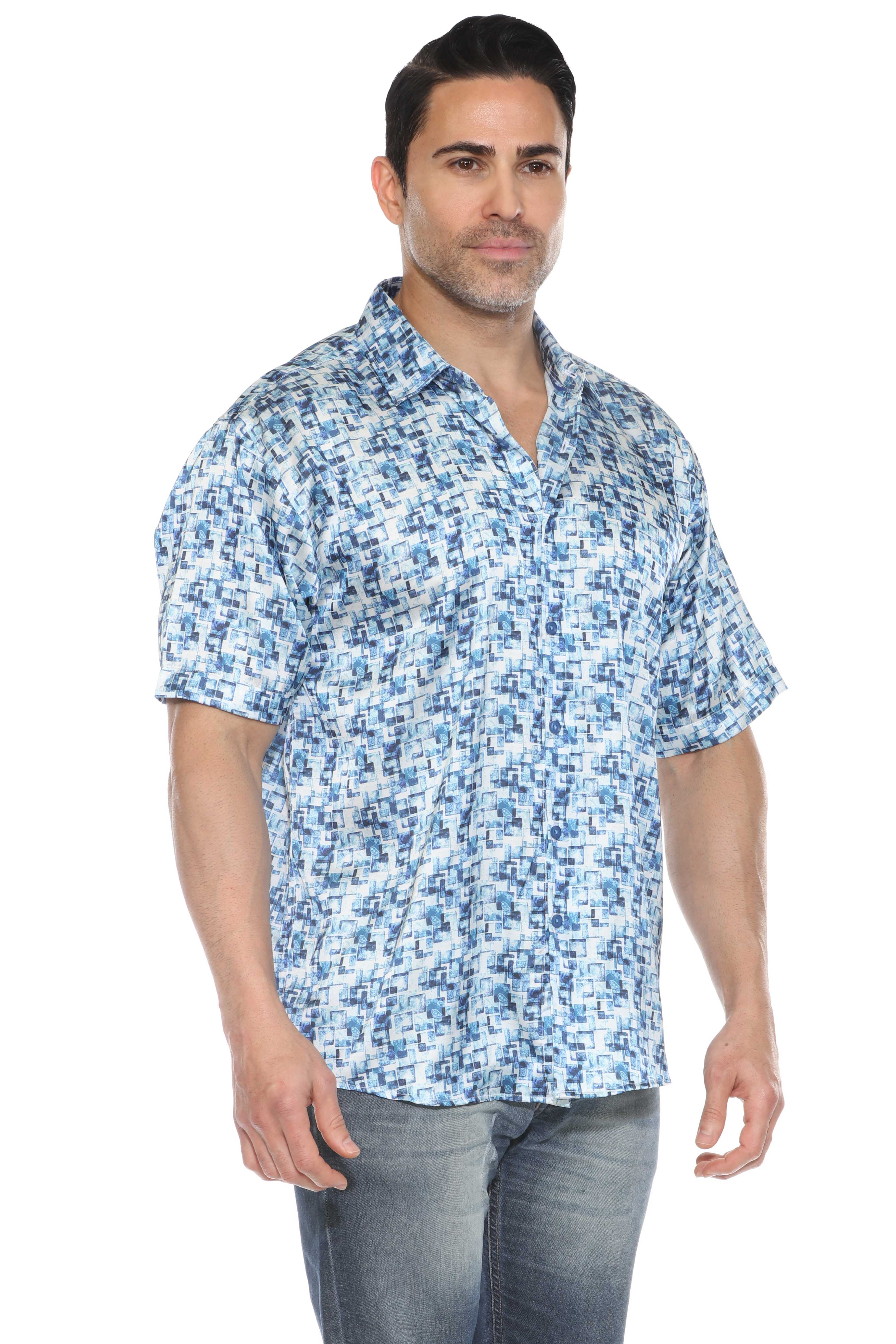 Modern Print Short Sleeve Shirt