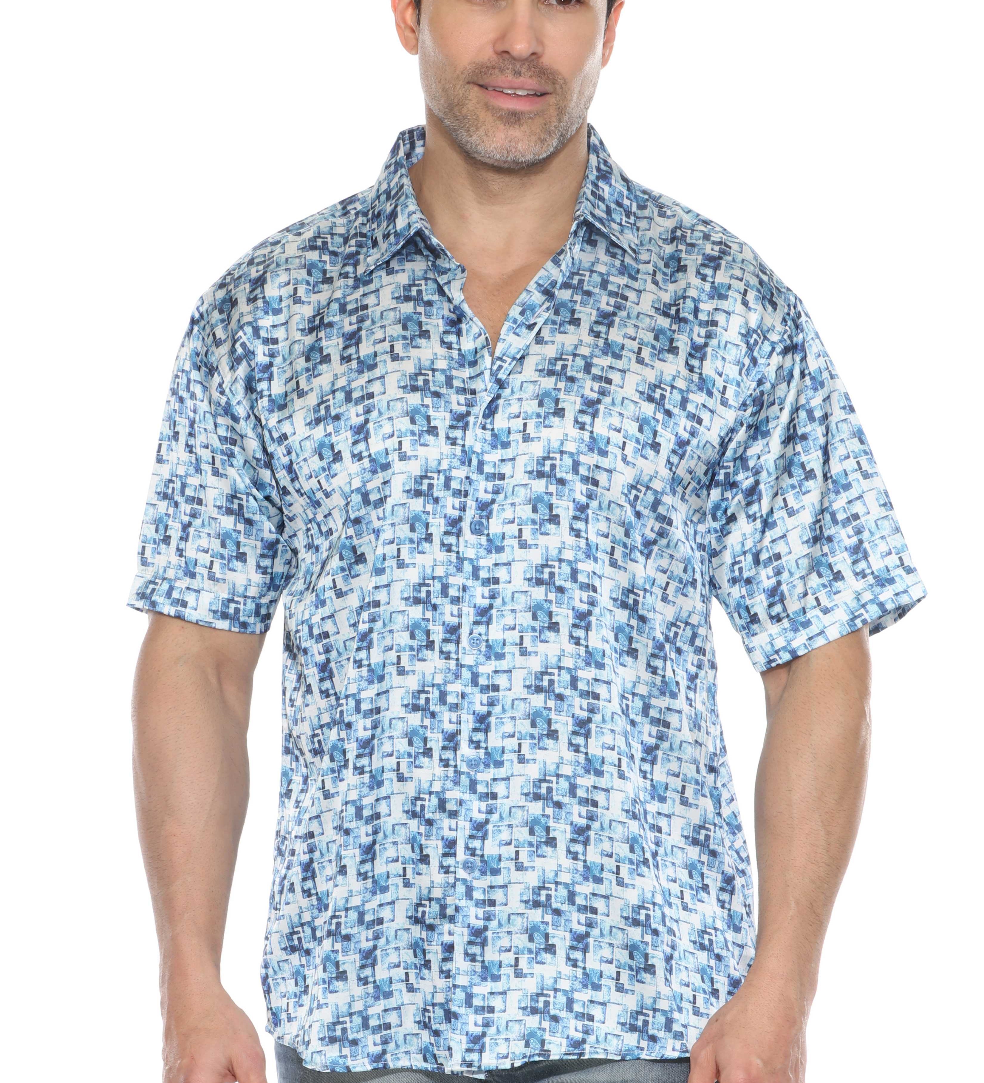 Modern Print Short Sleeve Shirt