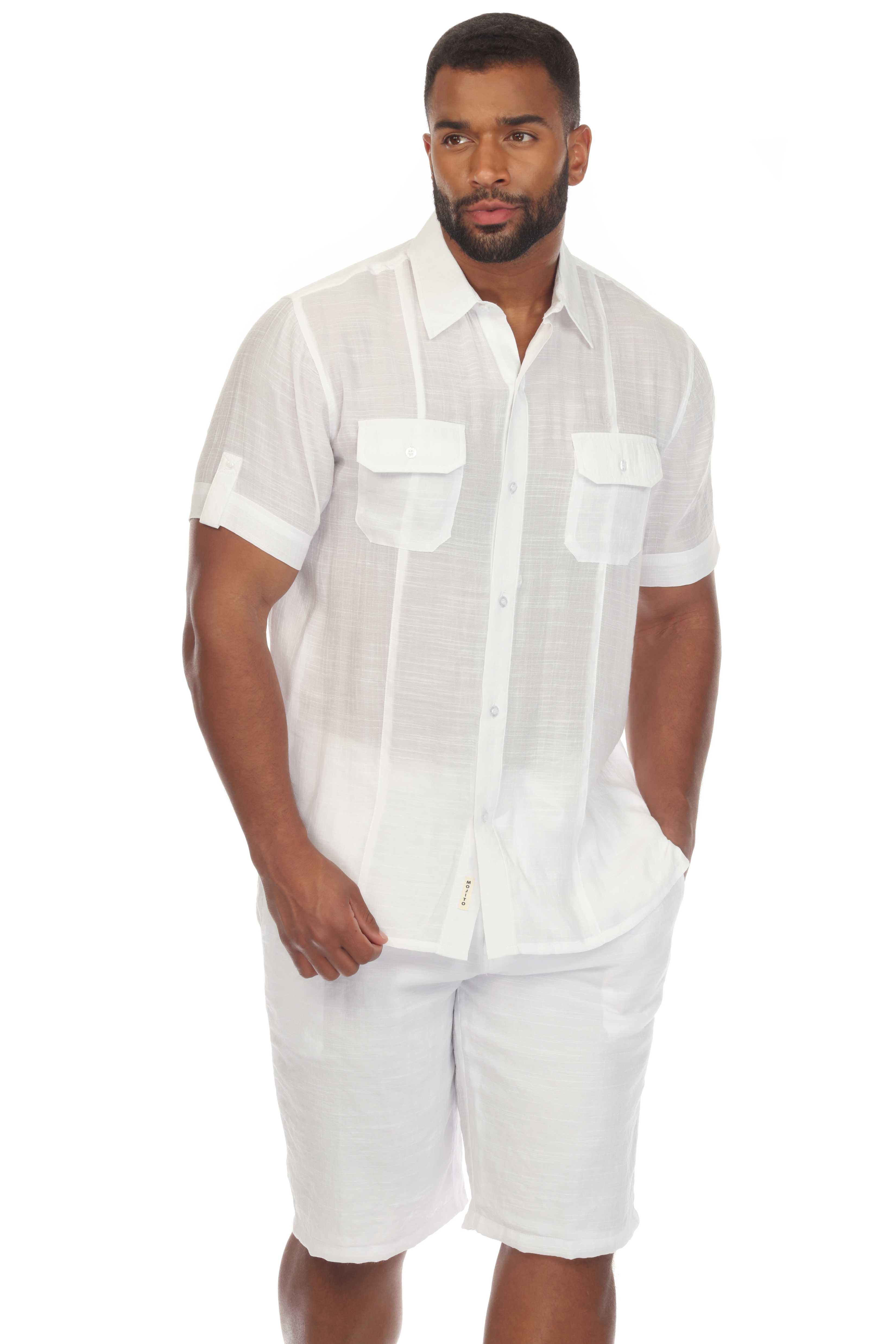 Short Sleeve Beach Button Down