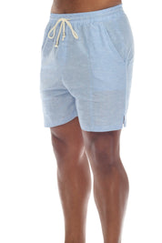 Mojito Men's Causal Beach Resort Wear Drawstring Shorts Linen Blend