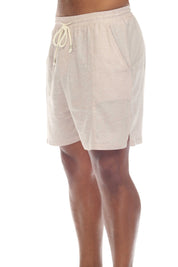 Mojito Men's Causal Beach Resort Wear Drawstring Shorts Linen Blend