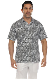 Casual Dry-Fit Polo Shirt Floral Print