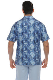 Casual Dry-Fit Polo Shirt Tropical Print