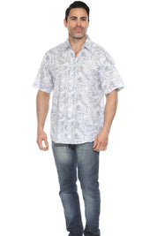 Casual Modern Print Short Sleeve Shirt