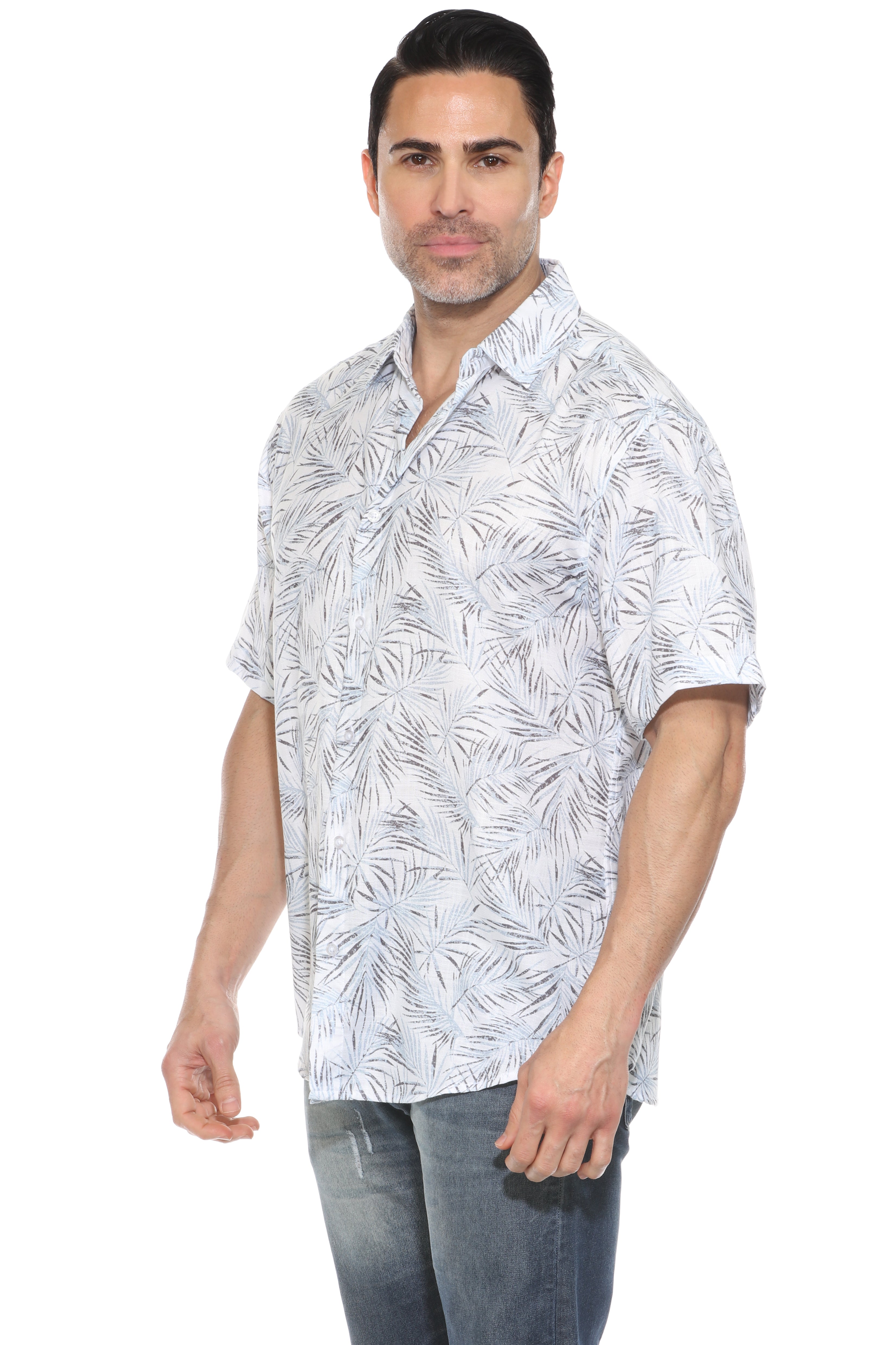 Casual Modern Print Short Sleeve Shirt