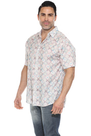 Casual Modern Print Short Sleeve Shirt