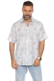 Casual Modern Print Short Sleeve Shirt