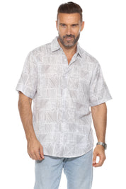 Casual Modern Print Short Sleeve Shirt