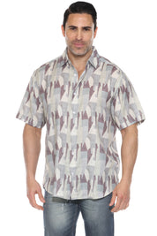 Casual Modern Print Short Sleeve Shirt