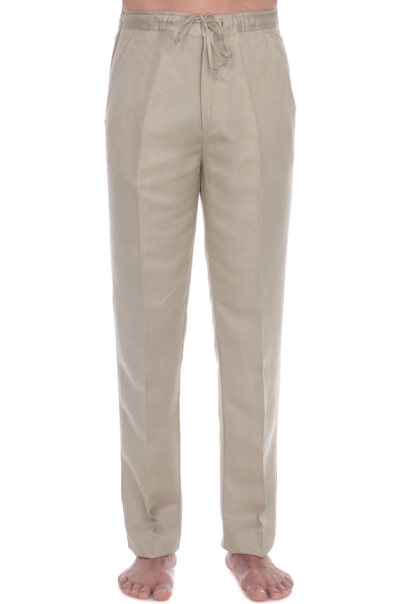 Mojito Collection Men's Casual Drawstring Linen Pants